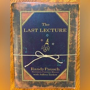 💰 3/$15 Book DEAL The Last Lecture hardback book by Randy Pausch AWESOME book.